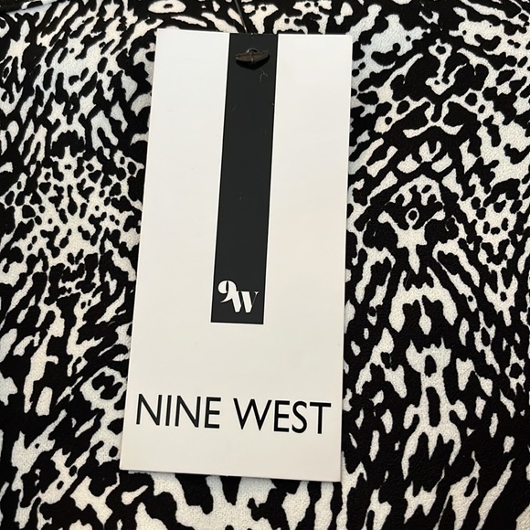 NWT Nine West Ladies Cap Padded Sleeve Open Back with Gold Chain XL - Picture 6 of 7